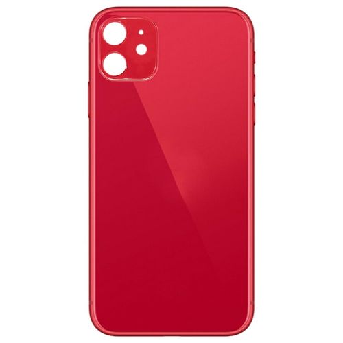 Back Glass for iPhone 11 (Large Camera Hole) (Red)