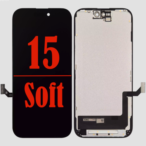Oled Assembly for iPhone 15 (Aftermarket Plus : Soft)