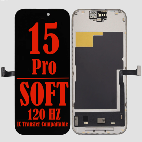 OLED Assembly for iPhone 15 Pro (Aftermarket Plus : Soft) (120HZ)