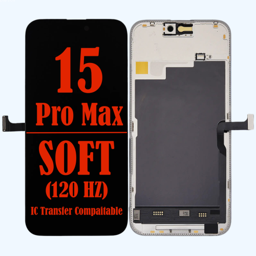 OLED Assembly for iPhone 15 Pro Max (Aftermarket Plus : Soft) (120HZ)