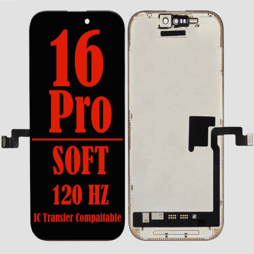 OLED Assembly for iPhone 16 Pro (Aftermarket Plus : Soft) (120HZ)