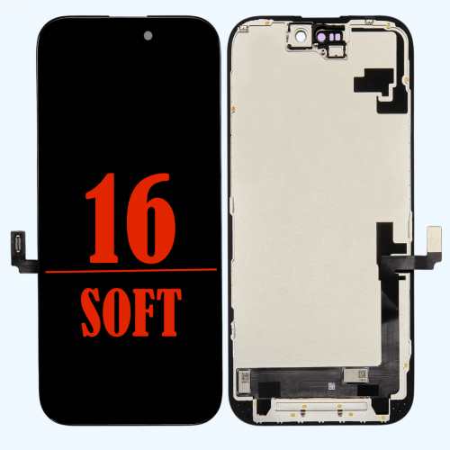 OLED Assembly for iPhone 16 (Aftermarket Plus : Soft)